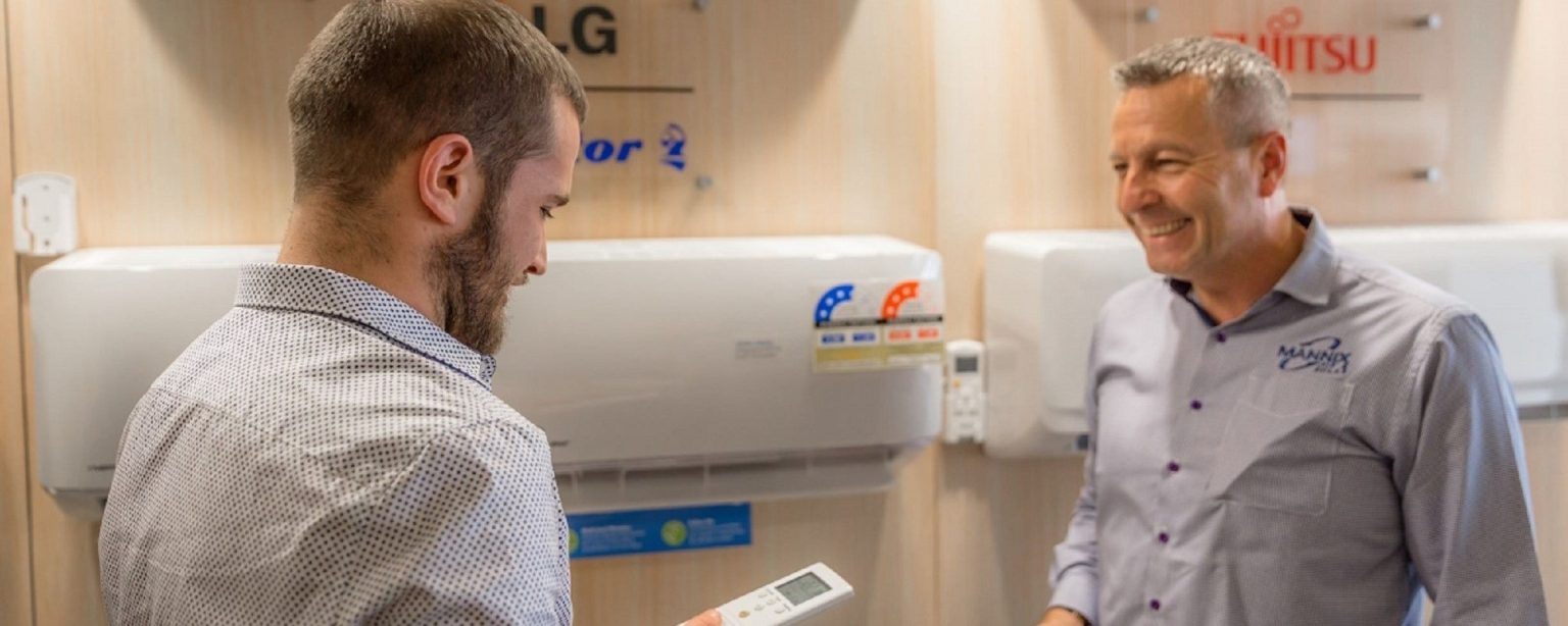 The main differences between ducted reverse cycle and a split system